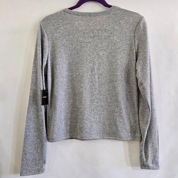 Harper & Ivy "Brooklyn New York" Gray Long Sleeve Top - Picture 11 of 13